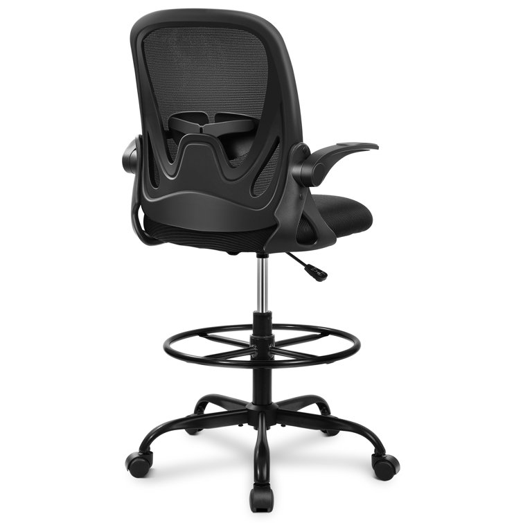 Inbox Zero Hrileena Mesh Drafting Chair Reviews Wayfair